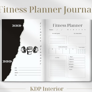 Printable Fitness Planner | The Ultimate Workout Planner and Tracker to Help You Achieve Your Fitness Goals