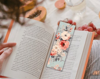 Vintage Floral Printable Bookmarks: Timeless Elegance (Instant Download)