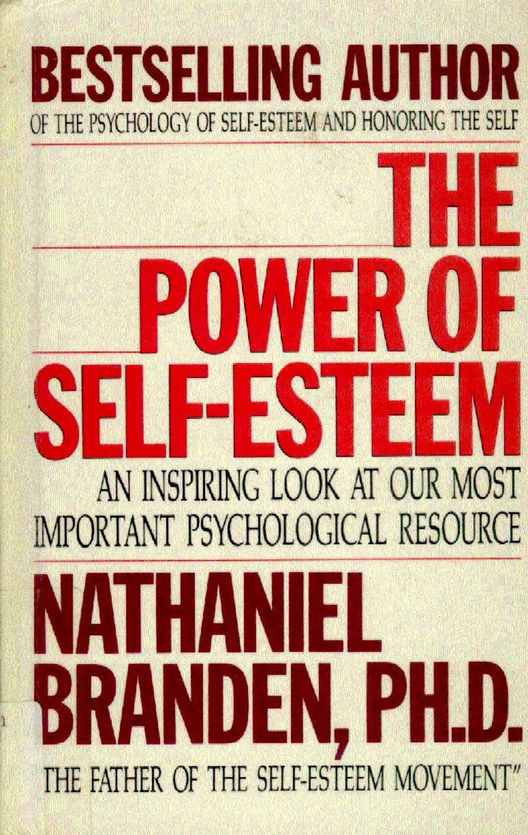 The Power of Self-esteem by Nathaniel Branden - Etsy