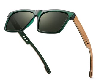 Custom Polarized Bamboo Sunglasses