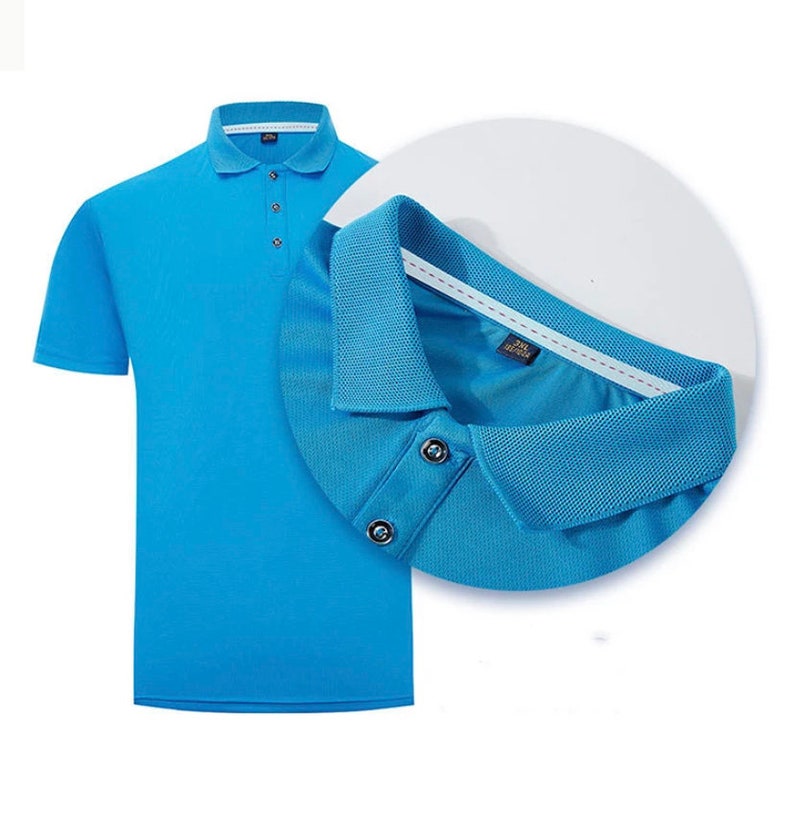 Unisex 100% Polyster Polo Shirts Fully Customizable image 1