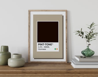 Guinness Digital Print - Guinness Poster - Guinness Wall Art - Guinness Gift - Printable Wall Art - Irish Print - Alcohol Print - Home Decor