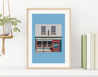 Irish Pub Print, Digital Pub Prints, Irish Pubs, Kehoes Pub Print, Irland Pubs, Irish Pub, Irland Drucke, Dublin Pubs, Dublin, Irish Gifts