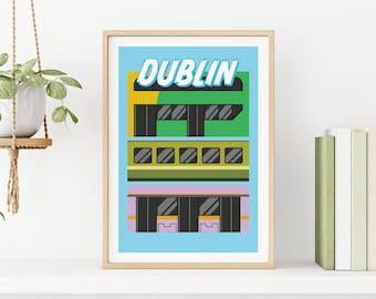 Irish Digital Print, Irish Print, Irish Wall Art, Ireland Print, Dublin Print, Dublin Poster, Dublin Wall Art, Printable Art