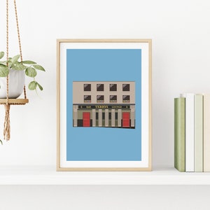 Irish Pub Print, Digital Pub Prints, Irish Pubs, Terrys Bar Print, Ireland Pubs, Irish Bar, Ireland Prints, Monaghan Pub, Irish Gifts