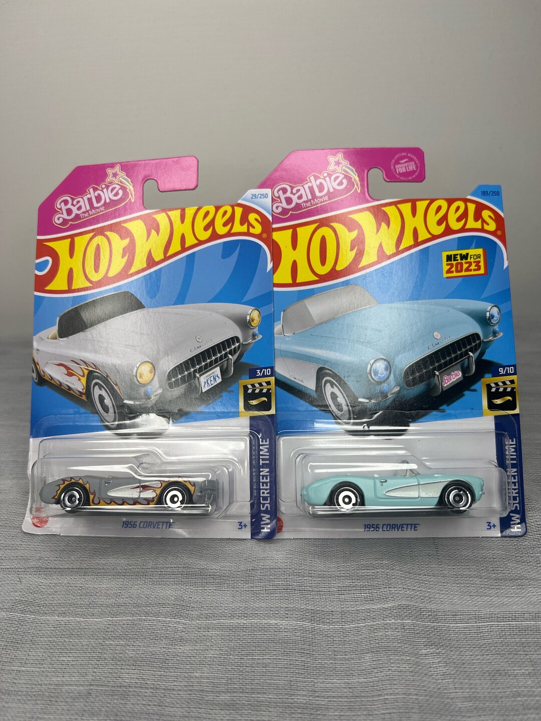 Hot Wheels BARBIE 1956 Corvette Convertible 2 TYPES - Etsy