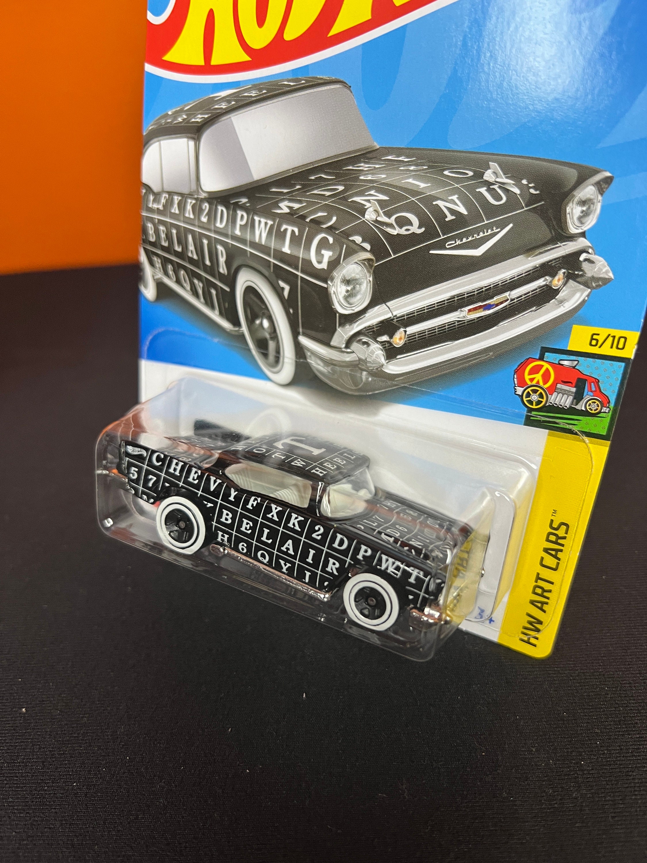 Hot Wheels 57 Chevy 121/250 HW Art Cars 6/10 - Etsy