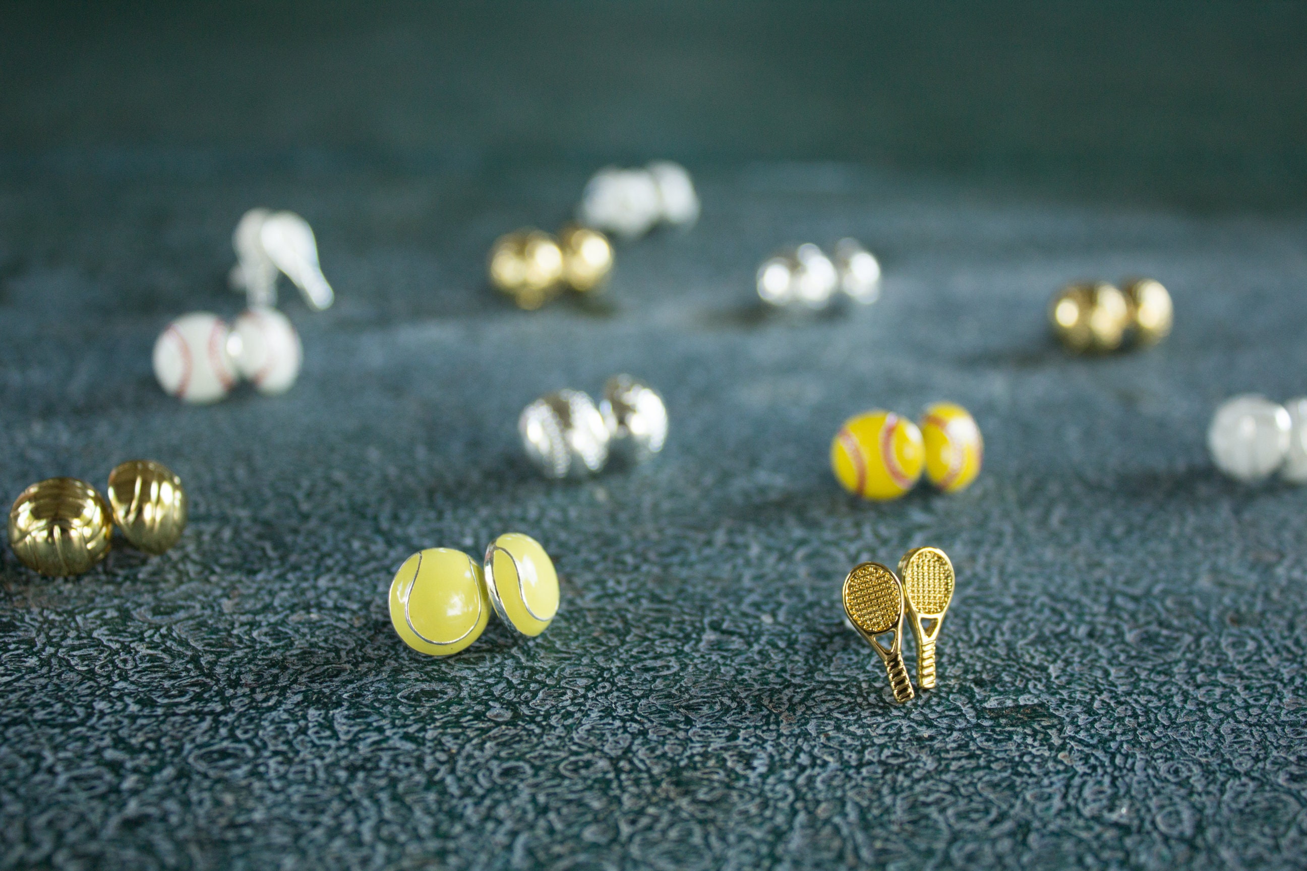Softball Stud Earrings For Girls