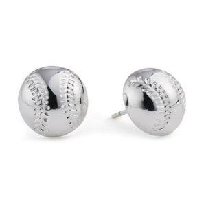 Softball Jewelry | Softball Stud Enamel Earrings Women or Girls | Hypoallergenic | Softball Player | Softball Gift | Softball Mom