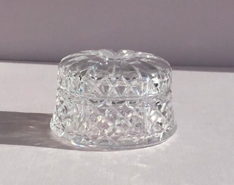 Vintage Crystal Trinket/Powder Box