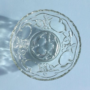 Australische Crown Crystal Glass Co. Obstschale