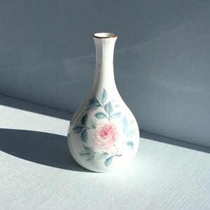 Wedgwood Mist Rose Bud Vase