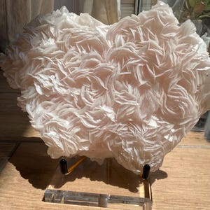 Collectors Pink Rose Calcite UV Reactive/ Pink Petal Flower Calcite/ Large Size