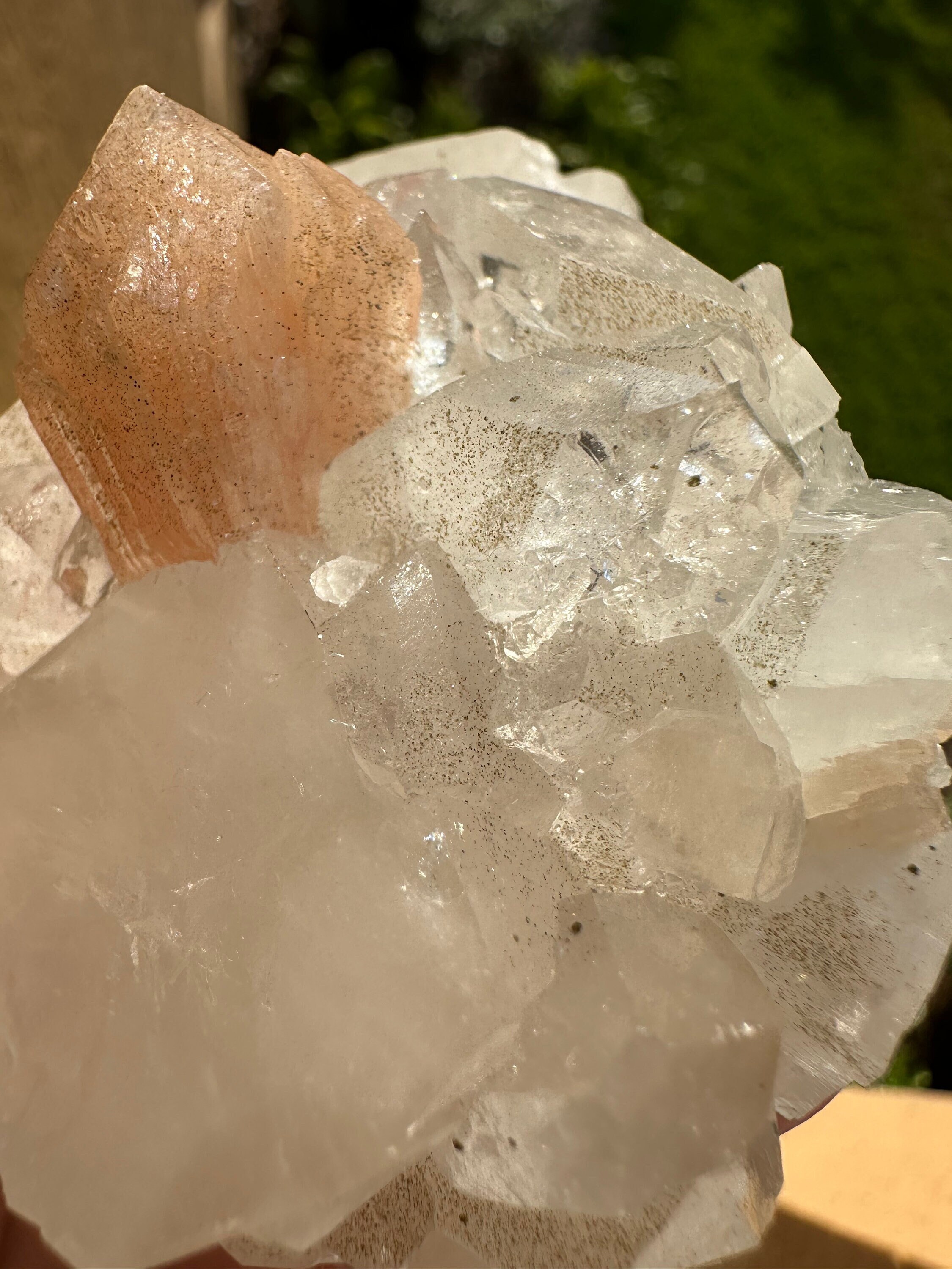 ダイヤモンド　アポフィライト　希少 Diamond apophyllite - Etsy 日本
