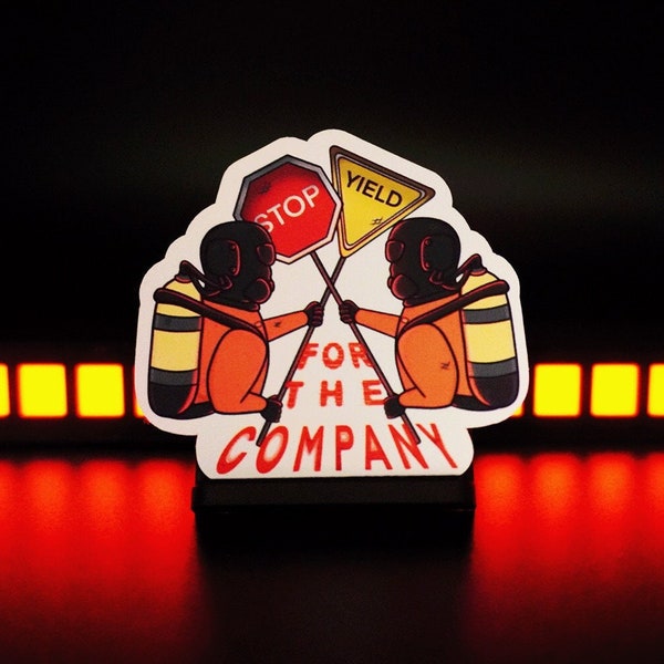 For The Company Lethal Company 3pc Sticker Pack