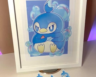 Palworld Pengullet Print Art Portrait