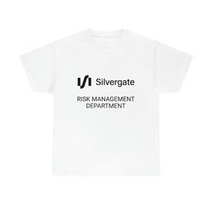 Silvergate Bank - Risk Management Department T-Shirt