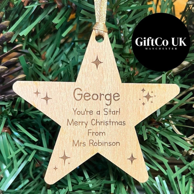 Class Personalised Baubles Etsy UK