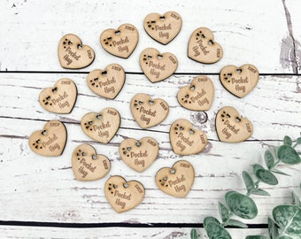 Wooden Pocket Hug Token Gift - Gifts For Family and Friends - Sending You a Hug Present - Thinking of You - Missing You - Best Friend Gift