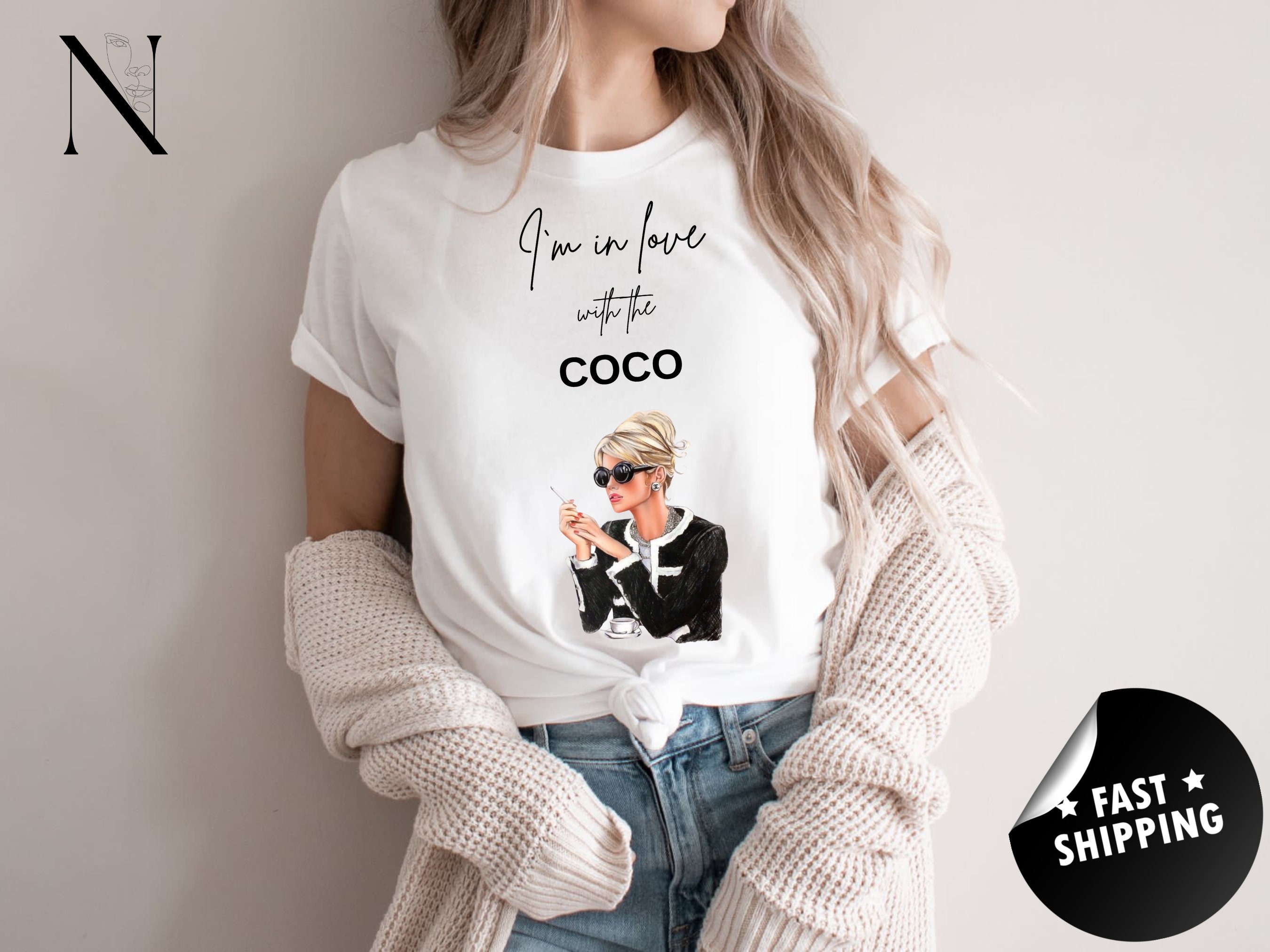 Coco Chanel T Shirts for Men Unisex REMO Since 1988 #19 Coco Chanel T Shirts for Men Unisex REMO Since 1988