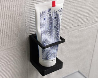 Wall Mount Toothpaste Holder | No-Drill Bathroom Organizer