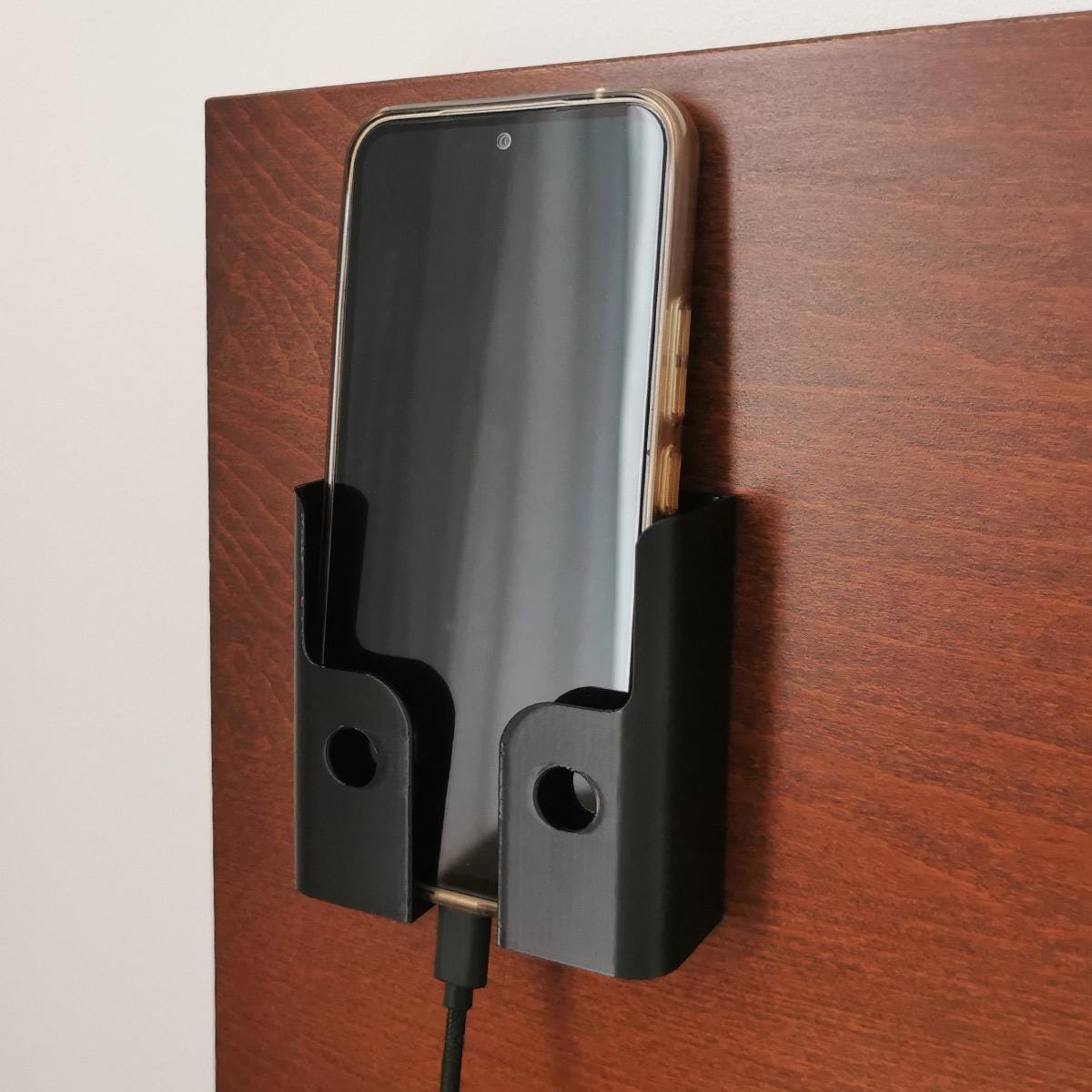 UNIVERSAL wall charging HOLDER for smartphone or bicycle Navigation, organizer