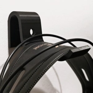 Soporte para auriculares de pared, soporte para auriculares, estilo minimalista, soporte moderno para auriculares