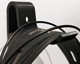 Headphone Holder wall mount, headphones stand, minimalistic style, modern Headphones holder stand