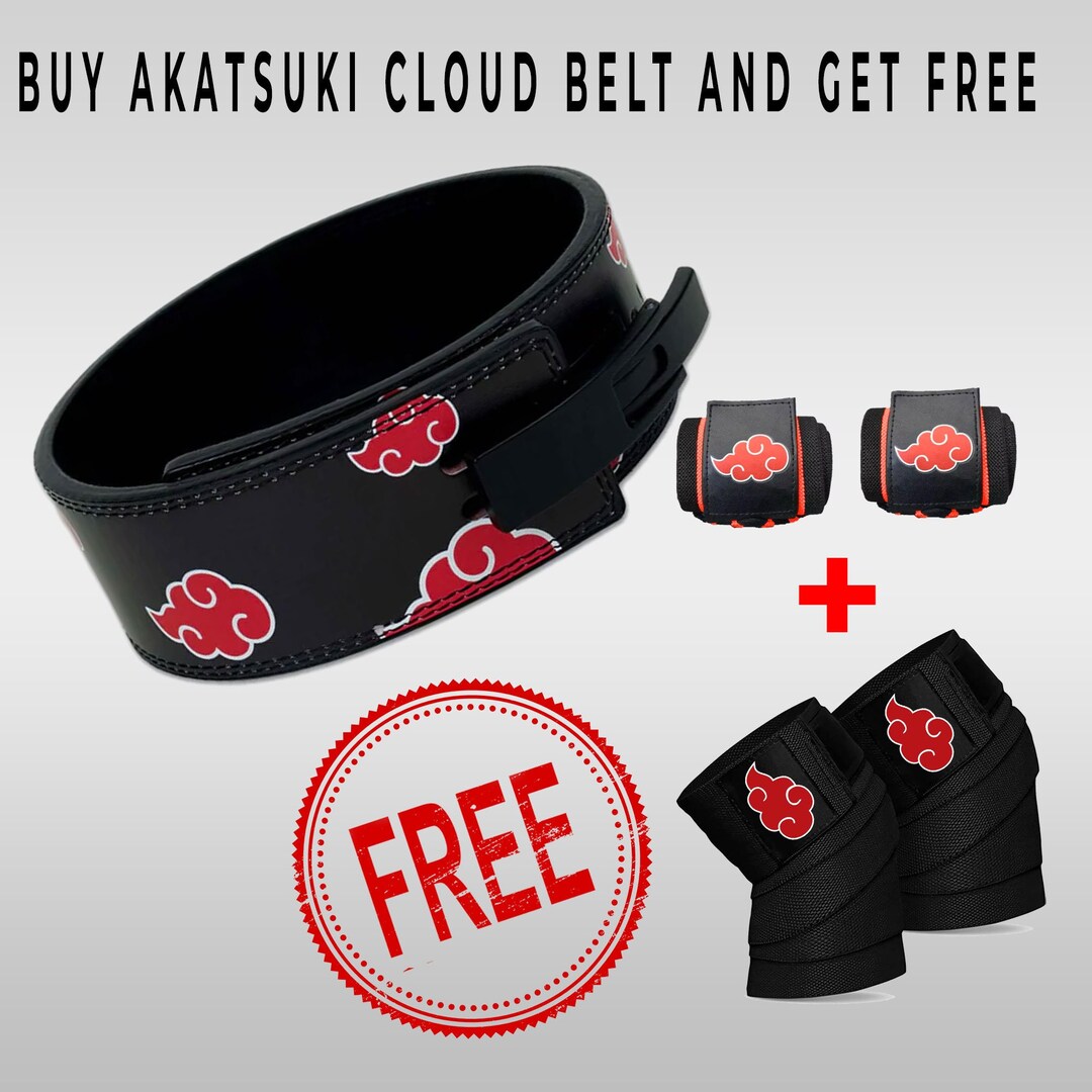 Naruto Anime Weightlifting Belt Anime Wrist Wraps Anime Etsy
