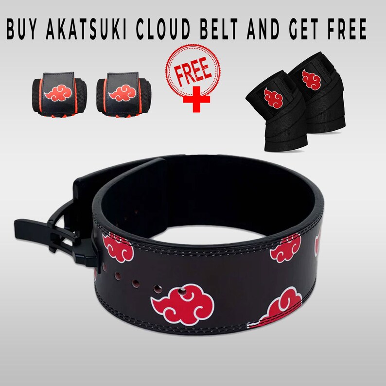 Naruto Anime Weightlifting Belt Anime Wrist Wraps Anime Etsy