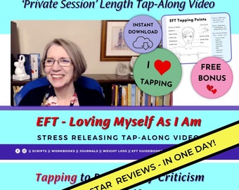 Loving Myself As I Am Tap-along Video || Tapping Points Chart || EFT How To Basics || Positive Uplifting Ideas || Love and Self-Acceptance