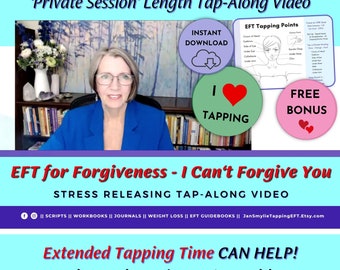 Forgiveness - I Can't Forgive You Tap-Along Video || EFT - Tapping Points Chart ||  How To Tap Guide  || Release Anger, Hurt, and Resentment