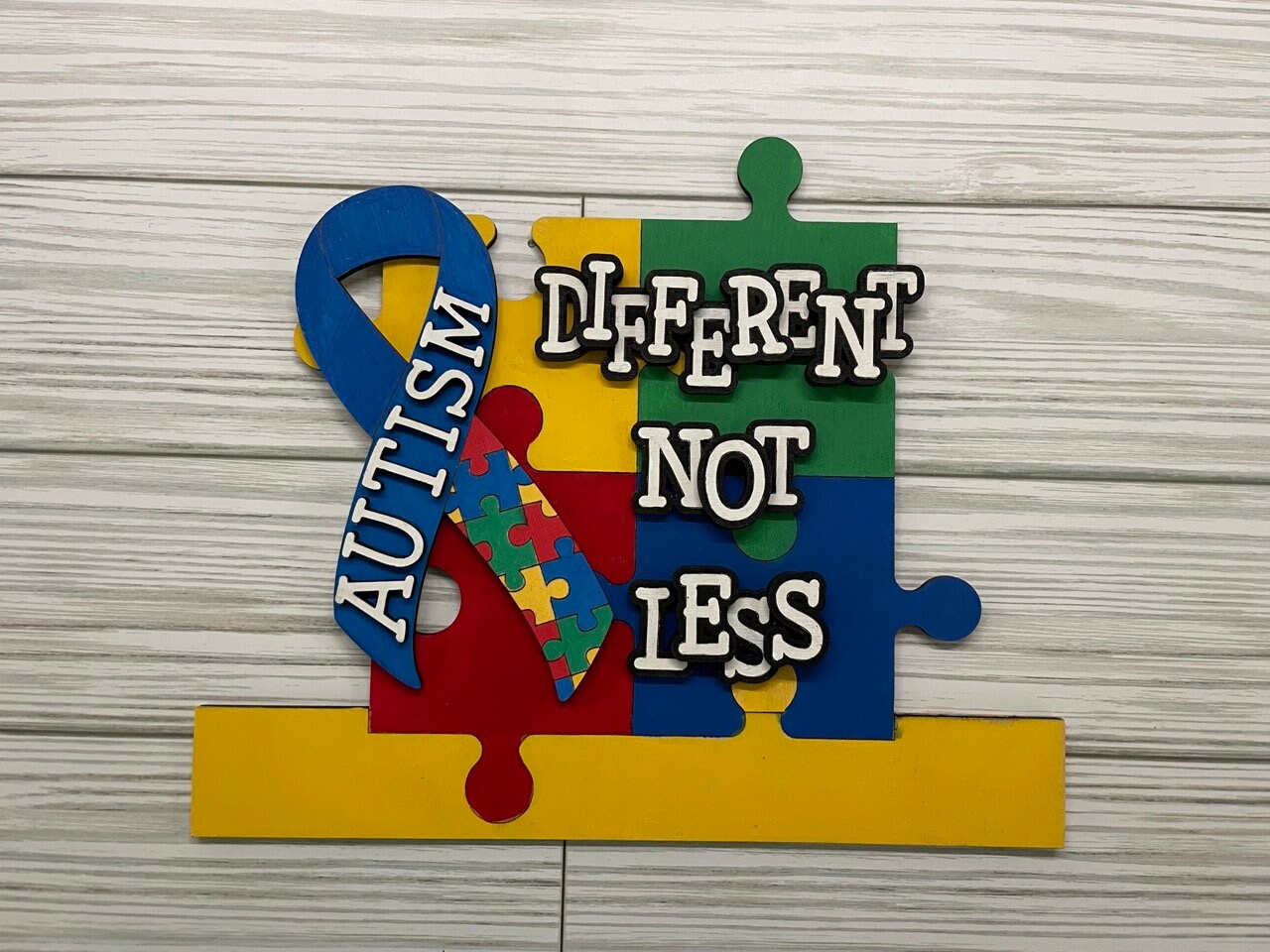 Autism Interchangeable 10.5in Round Sign - Etsy