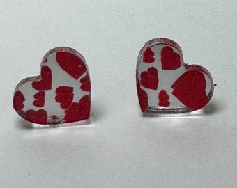 Valentine earrings - hearts