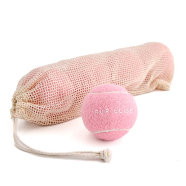 So Fetch! Tennis Ball Bundle - Rose | Blush Pink, Dog Toy, Pet-Friendly, Standard Size, Rubber Core, Poly Felt, Non-Toxic, Durable, 2.5 in.