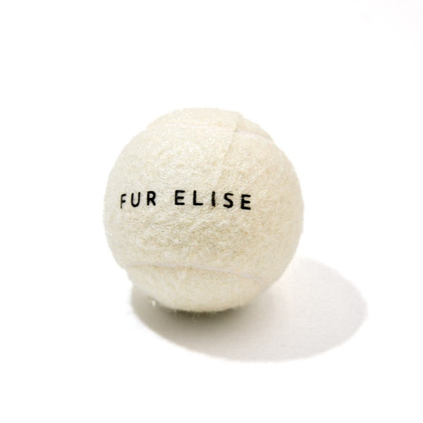 So Fetch! Tennis Ball - Bone | Beige Ivory, Dog Toy, Standard Size, Pet-Friendly, Natural Rubber Core, Poly Felt, Non-Toxic, Durable, 2.5 in