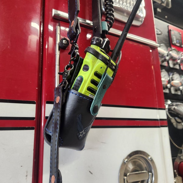 Leather Radio Harness Etsy