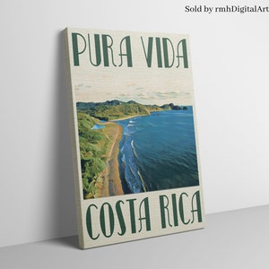 Costa Rica Artwork | Pura Vida Poster | Pure Life