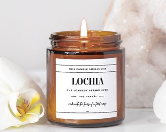 Presente de vela para enfermeira, presentes engraçados para enfermeiras, apreciação de enfermeira, presente pós-parto da UTIN, frasco âmbar de vela 4 onças