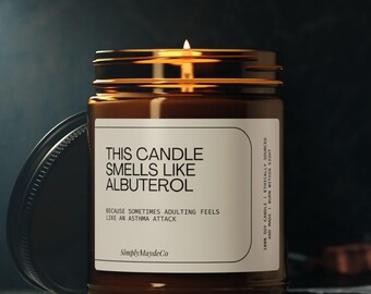Humorous Scented Soy Candle, Wellness Gift, Relaxation Candle, Home Fragrance, Funny Gift for Adults