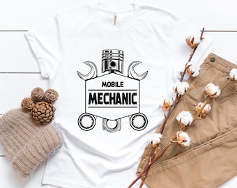 Mobile Mechanic T-Shirt: Auto Repair Gift
