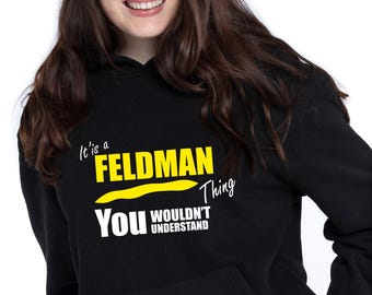 Custom Feldman Family T-Shirt: Personalized Last Name Tee