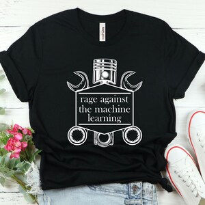 Wut gegen das maschinelle Lernen Shirt: Elon Musk Twitter, AI Satire Tee