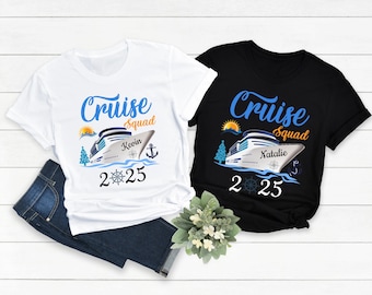 Cruise Squad 2025 Shirt, Custom Cruise Squad 2025 Shirt, Personalized Cruise Squad Group Shirt for 2025 Season, Family Cruise Shirts
