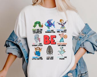 Children's Books Teacher T-Shirt: Comfort Colors, Funny School Shirt