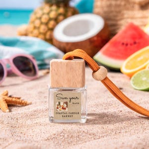 SUN YOUR BUNS | Car Diffuser | Car Air freshener | Freshie | Highly Scented | Phthalate Free | Fruity | Car Accessory | Gift