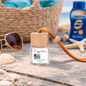 COPPERTONE Inspired Car Diffuser: Beach Scented Air Freshener