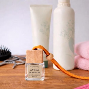 Shampure Type Car Diffuser: Highly Scented Square Jar Air Freshener