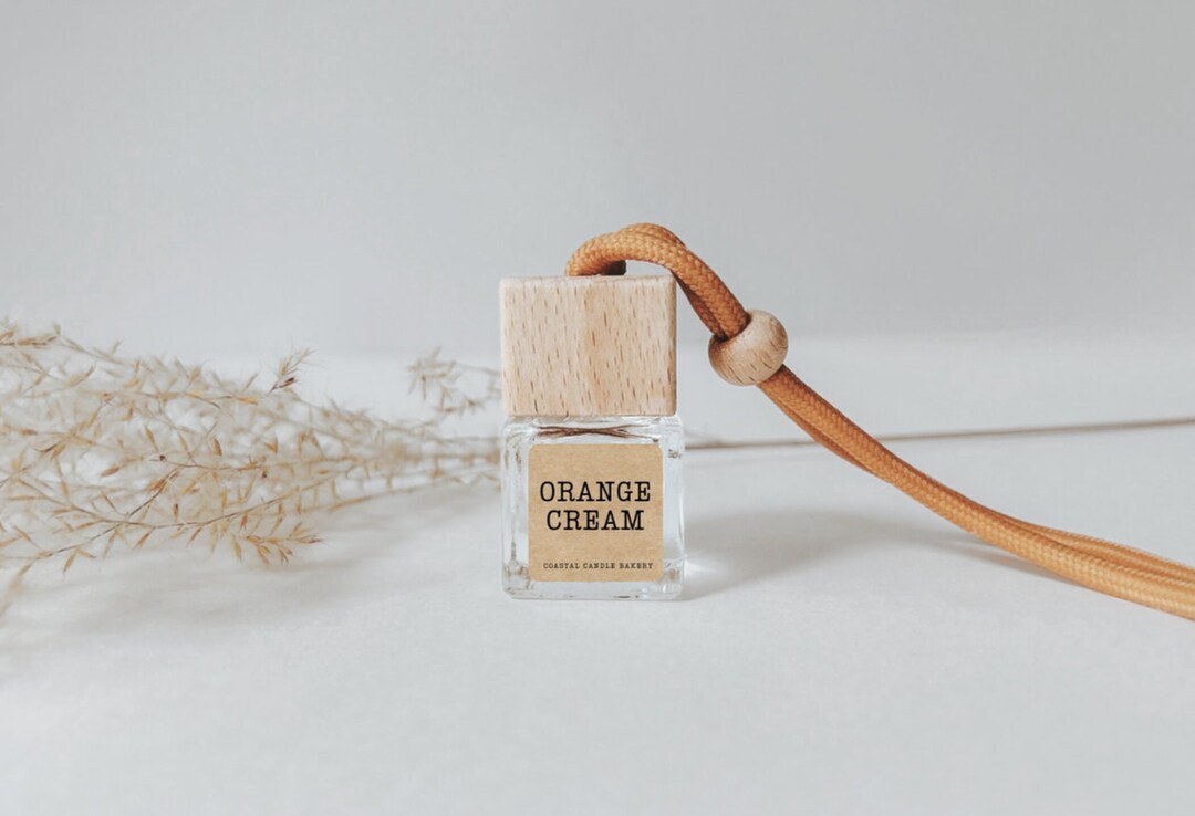 CAR DIFFUSER Orange Cream Scented Car Air Freshener Freshie Highly