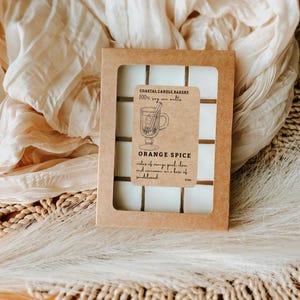 ORANGE SPICE | 100% Soy Wax Melts | Christmas Wax Melt | Wick-less Candles | Highly Scented | Clam Shell | Housewarming | Gift | Hand Poured